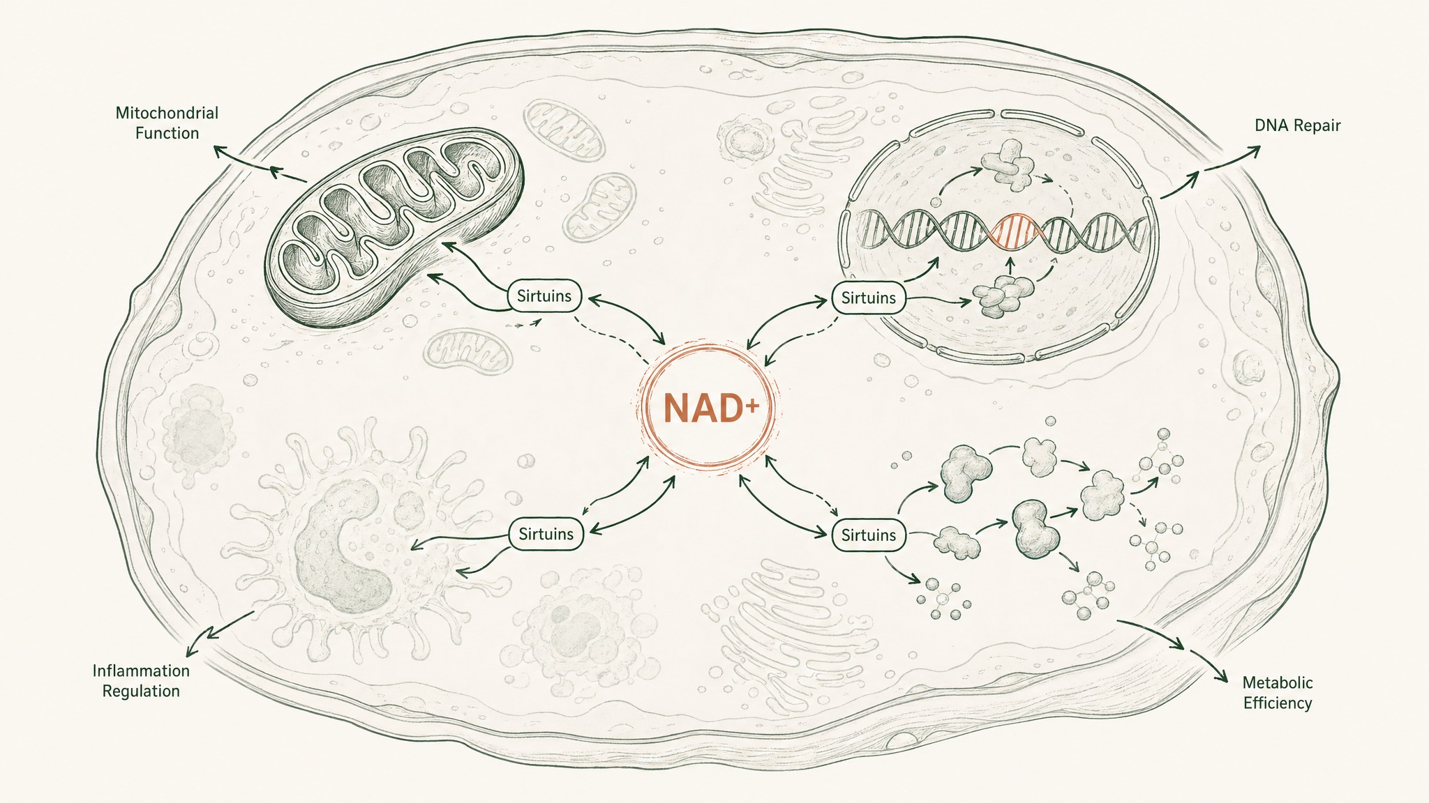 The Bigger Picture: NAD+ as Cellular Infrastructure