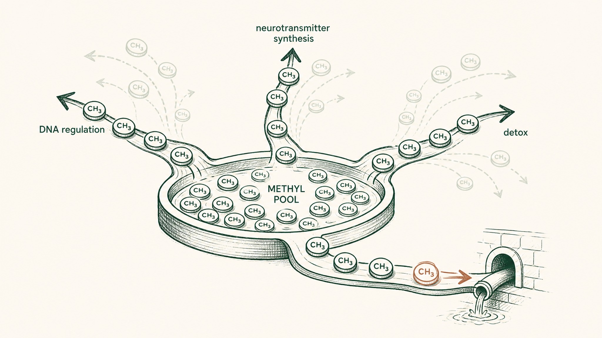 How does methylation depletion fit into the picture?