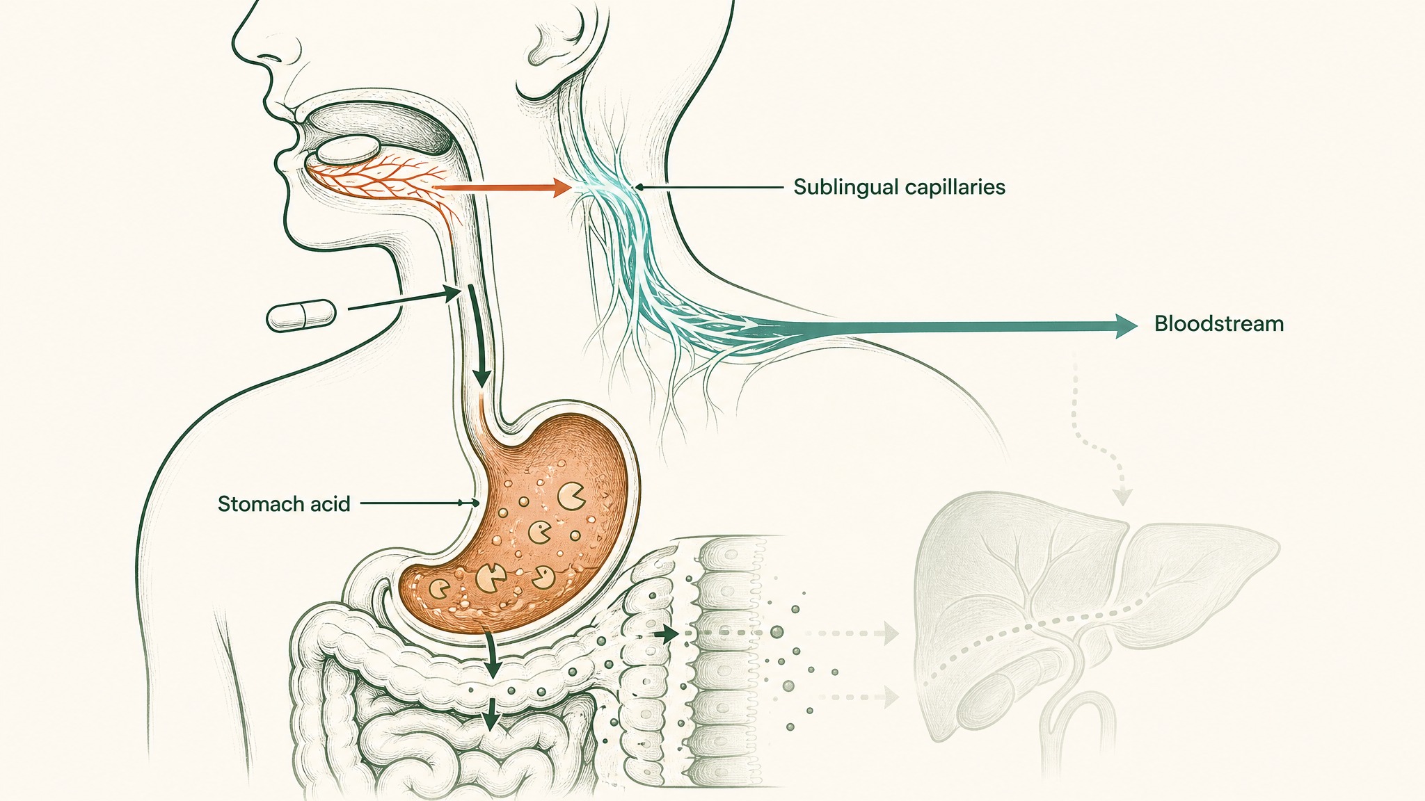 How does an oral or sublingual NAD supplement compare?